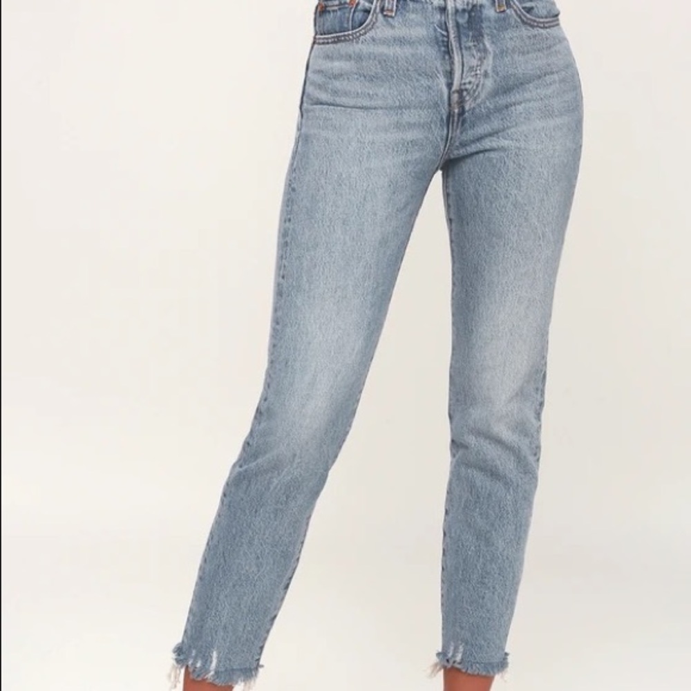 Levi Straus Size 27 Wedgie Fit High Rise Straight Jeans